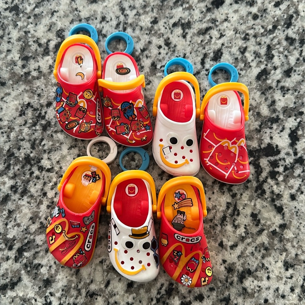 McDonald’s CROCS keychains